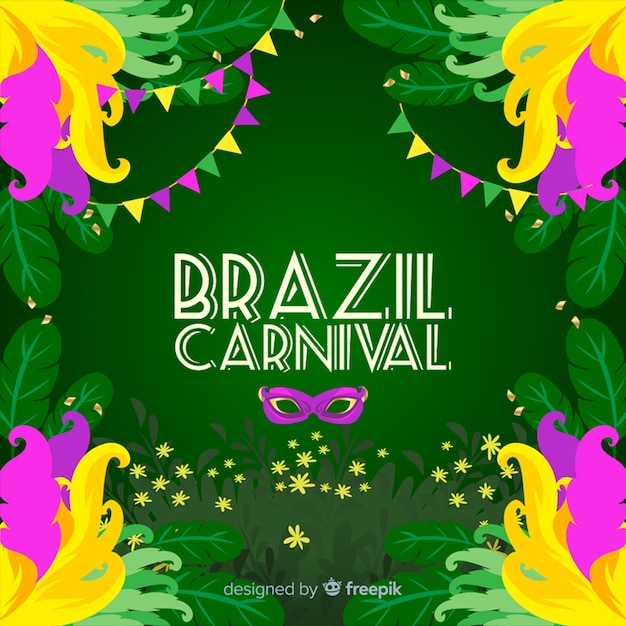 Vetor grátis carnaval brasileiro