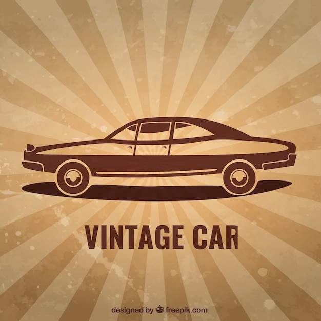 Carro no estilo do vintage