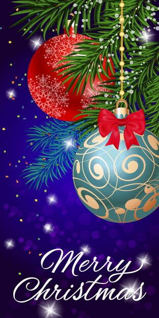 Cartão de natal com bolachas ornamentadas