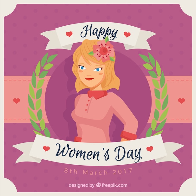 Cartão do dia das mulheres
