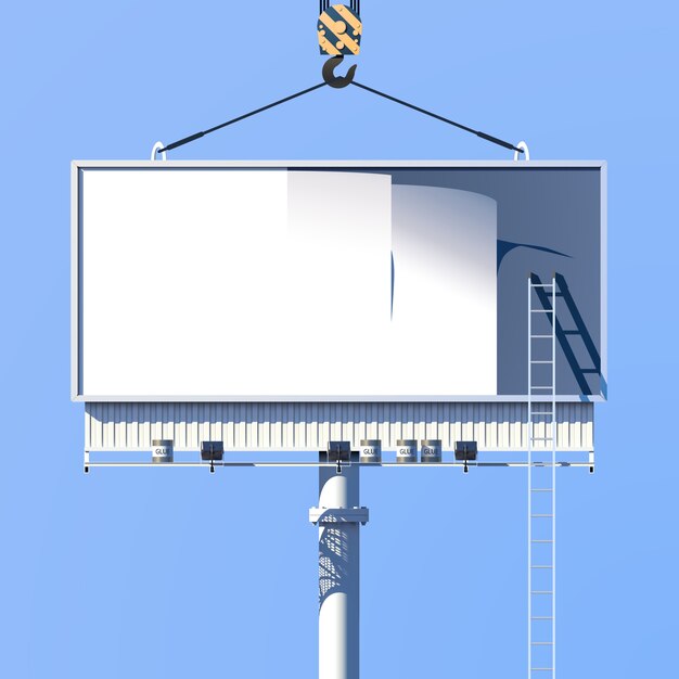 Cartaz de Billboard de construção