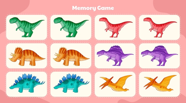 Jogo da Memória Dinossauros