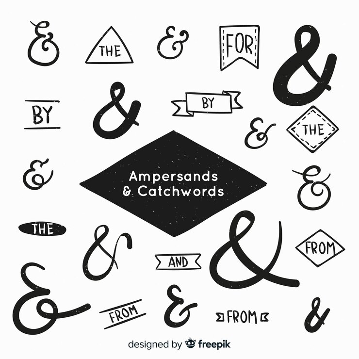 Vetor grátis casamento e comercial e slogans lettering