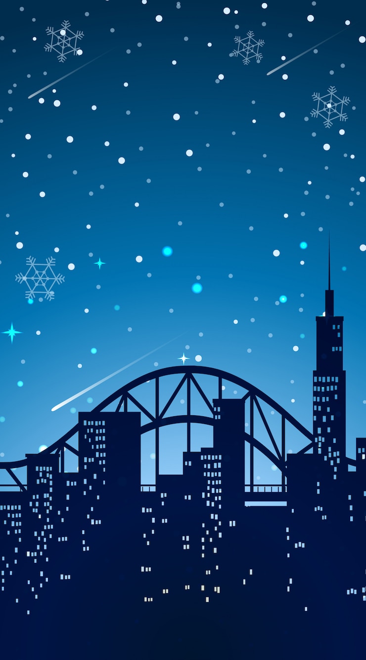 Vetor grátis cena de fundo com a cidade à noite