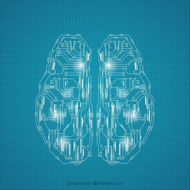 Cérebro feito de circuitos
