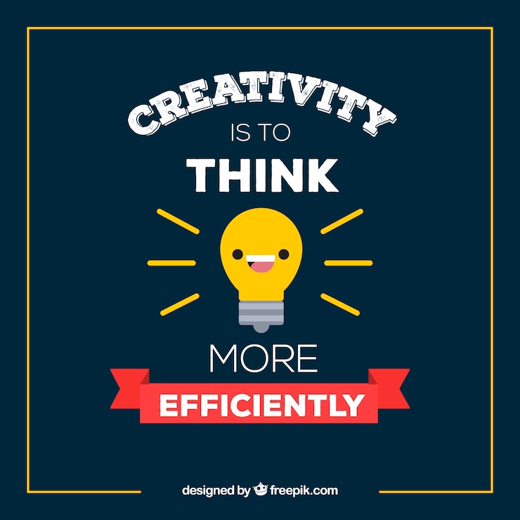 Vetor grátis citação de design gráfico em estilo simples