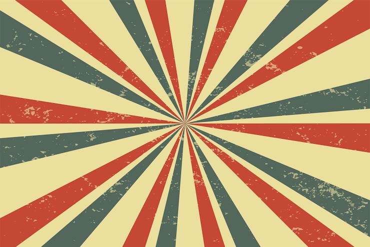 Vetor grátis clássicos raios vintage sunburst fundo retro