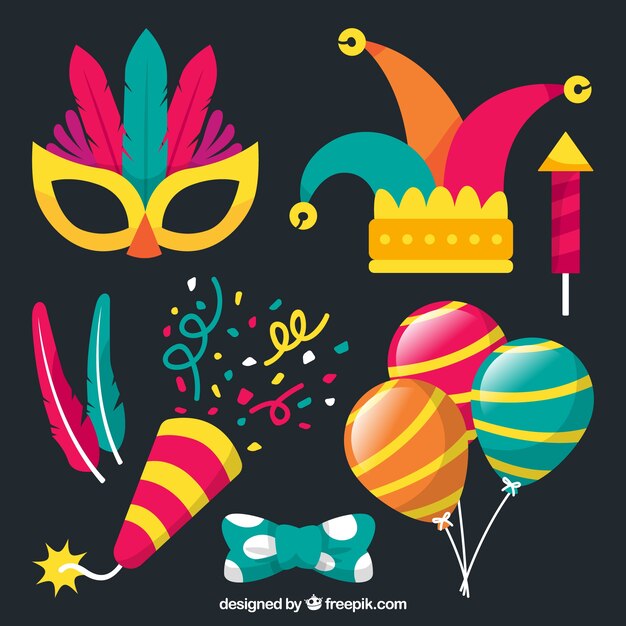 Cobrança, de, carnaval, elementos