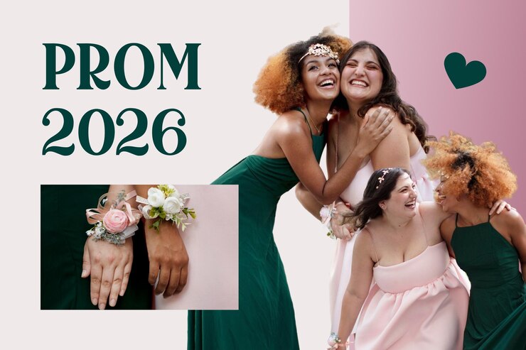 Vetor grátis colagem de fotos de baile de graduação criativa