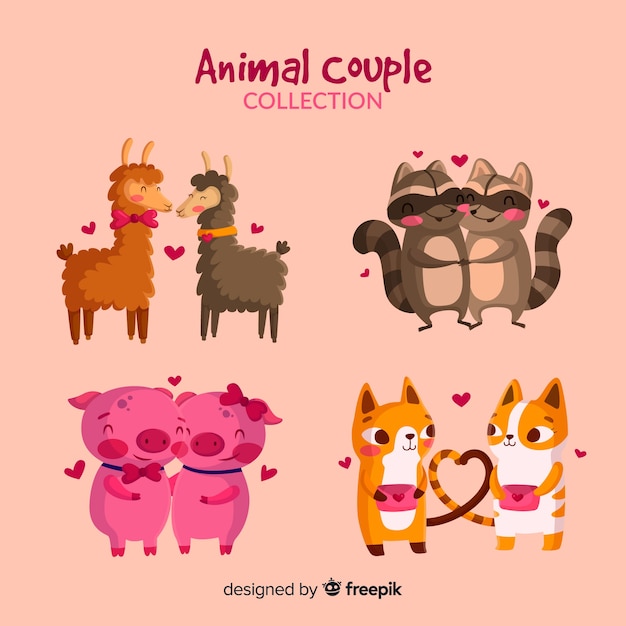 Coleção animal casal