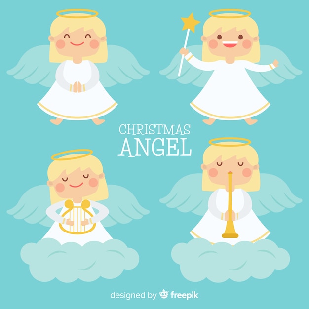 Coleção de anjos de natal
