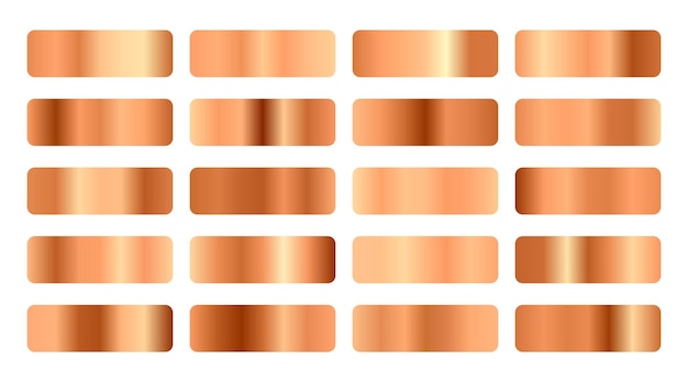 Vetor grátis coleção de banner de tons de gradiente metálico abstrato com mistura suave