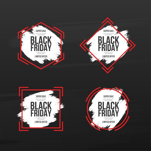 Coleção de banners da black friday