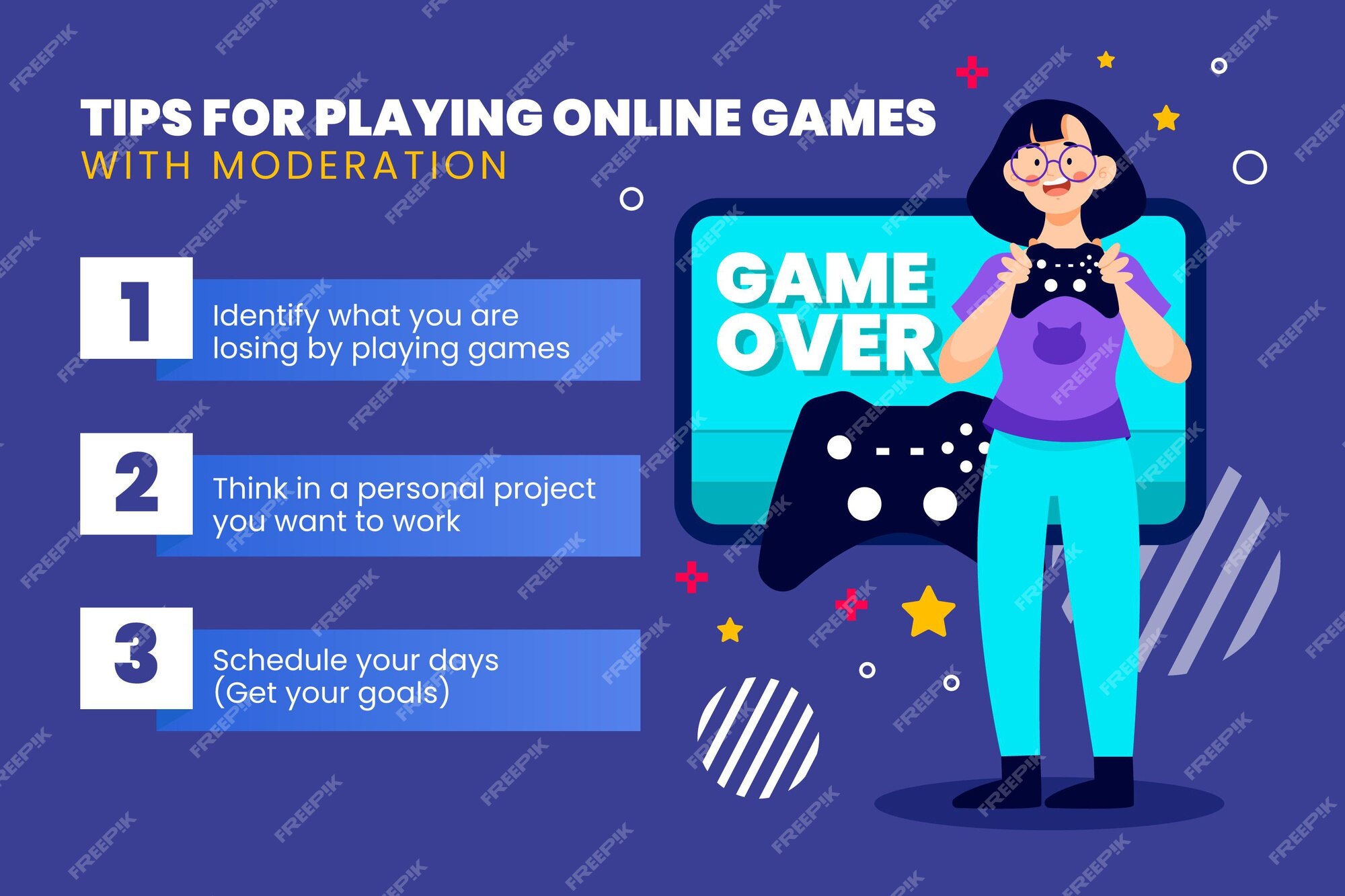 Coleção de dicas para jogar jogos online com moderação