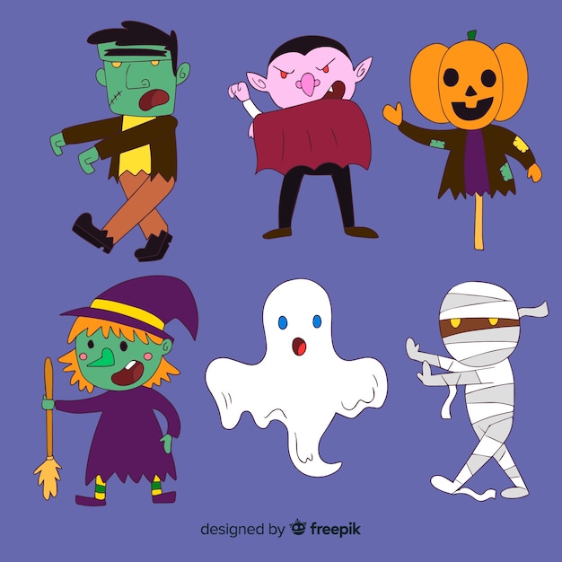 Coleção de elementos de halloween