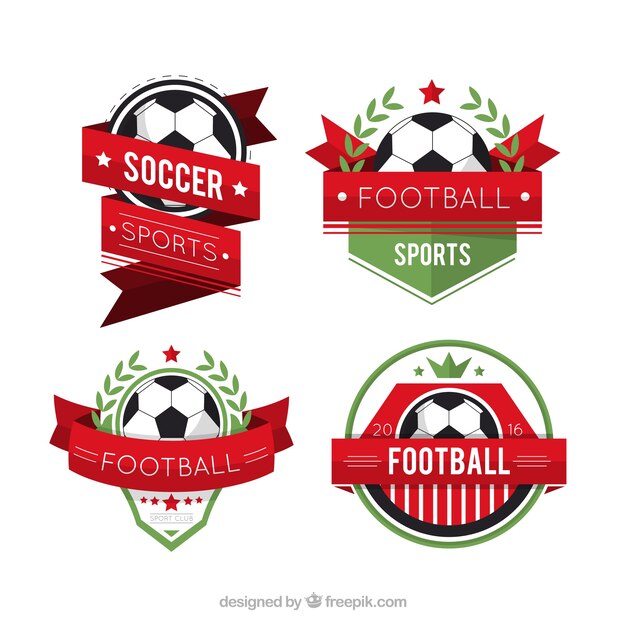 Coleção de emblemas de futebol