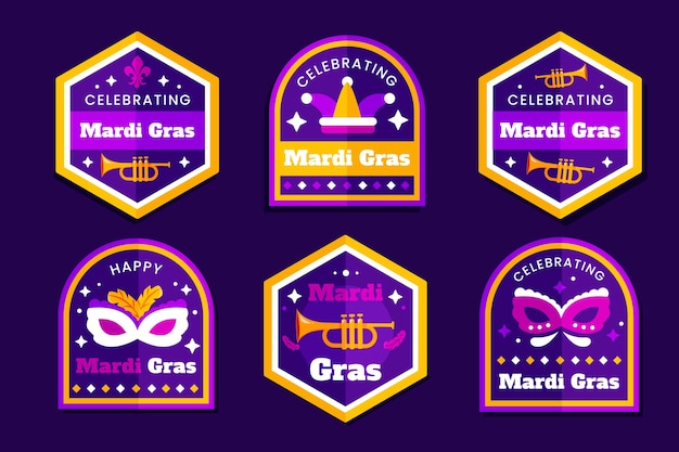 Coleção de emblemas do Flat Carnaval