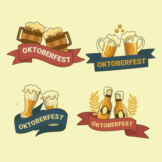 Coleção de fitas do Flat oktoberfest