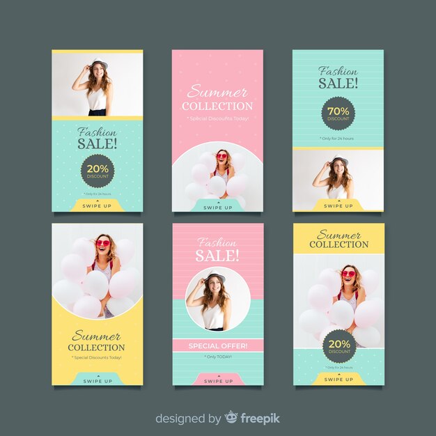 Coleção de histórias de moda venda instagram