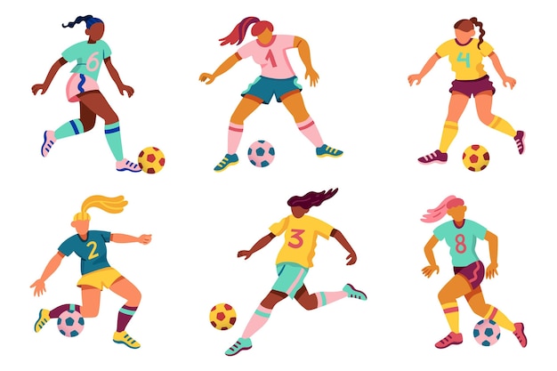 Esboço Do Desenho Da Mulher Que Mostra a Concessão Fêmea No Jogo De Futebol  Ilustração do Vetor - Ilustração de entretenimento, esfera: 142002494