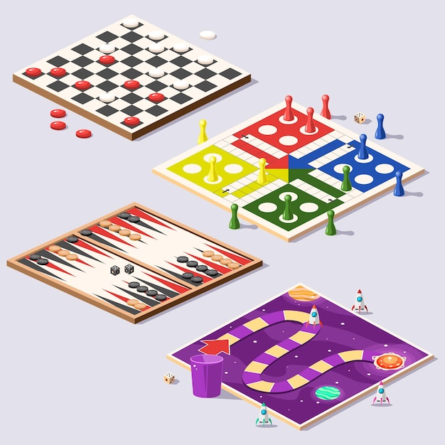 Coleção ludo de jogos de tabuleiro