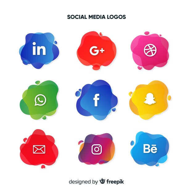 Coleção de logotipo de mídia social