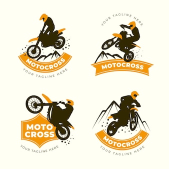 Coleção de logotipos de motocross