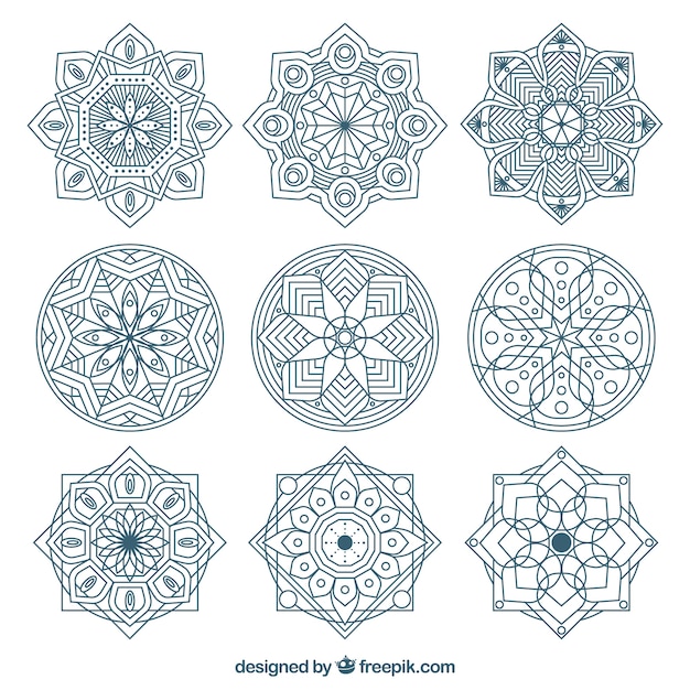 Mandalas Colorir Imagens – Download Grátis no Freepik