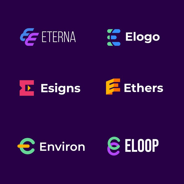 Vetor grátis coleção de modelos de logotipo e design plano