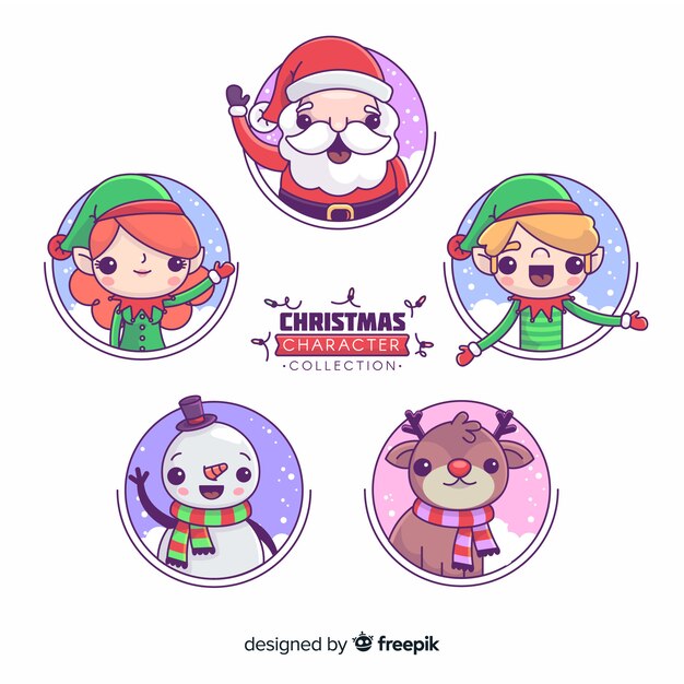 Coleção de personagem de Natal