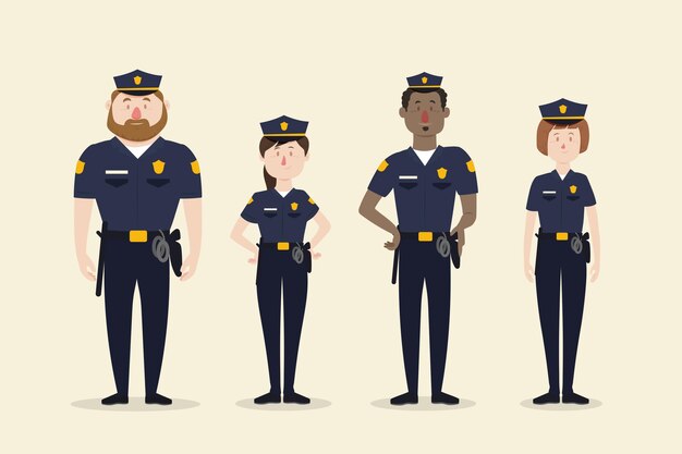 Coleção de policiais