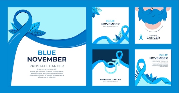 Vetores de Novembro Azul Tradução Do Português November Azure