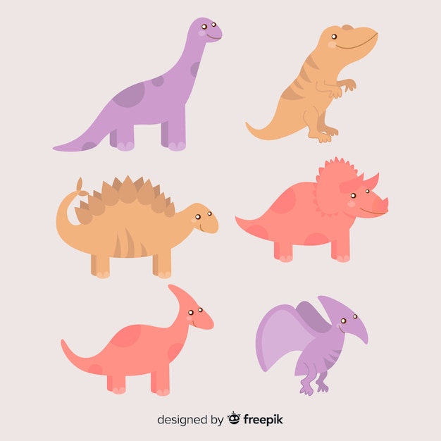 Os Dinossauros Dos Desenhos Animados Vector Do Réptil Pré-histórico Animal  Do Caráter De Dino Do Monstro Da Ilustração O Dragão J Ilustração do Vetor  - Ilustração de desenho, animal: 100903161