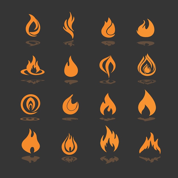 Definir Chamas De Fogo Vetor Ilustrações De ícones Em Fundo Branco PNG ,  Fogo, Flame, Icon Imagem PNG e Vetor Para Download Gratuito