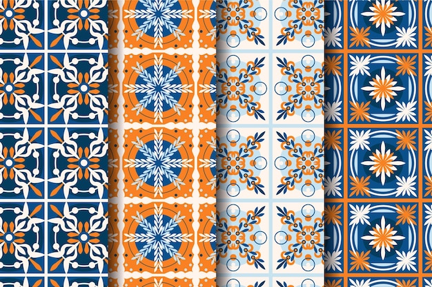 Coleção ornamental arabic pattern