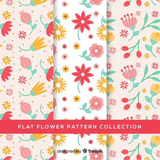 Coleção padrão de flor