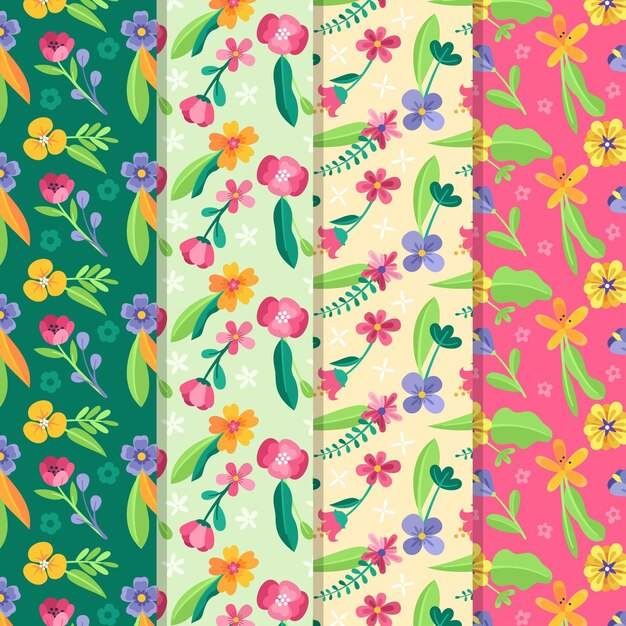 Coleção padrão de primavera