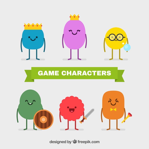 Coleção personagem de videogame