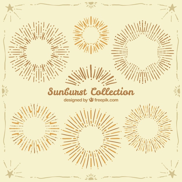 Coleção sunburst na moda