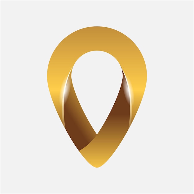 Vetor grátis coloque o design brilhante do ícone de ouro