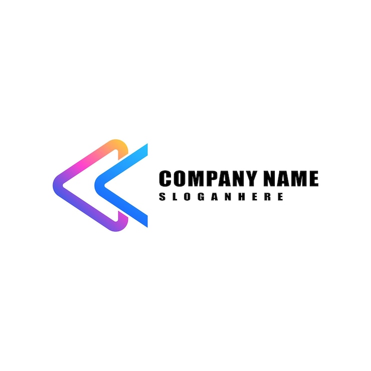 Vetor grátis combinação de logotipo da letra v e vídeo