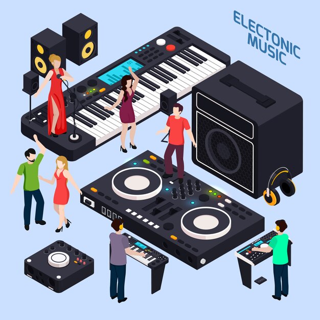 Composição de música eletrônica de dança