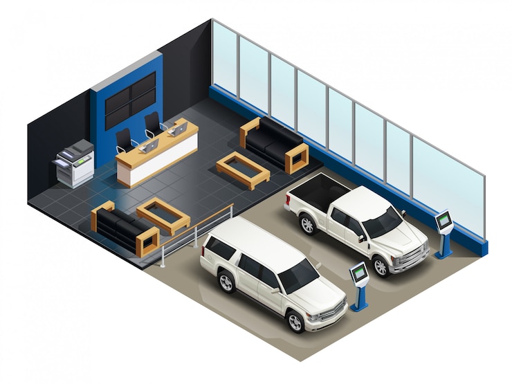 Vetor grátis composição isométrica realista de transporte