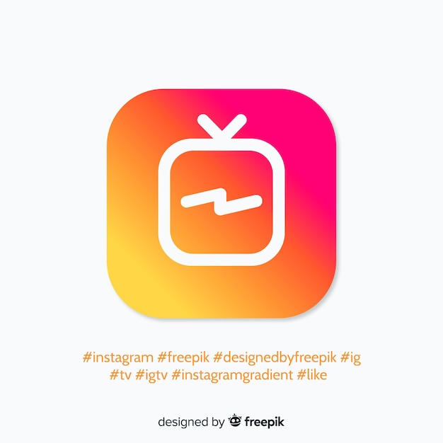 Composição moderna do instagram com estilo de gradiente
