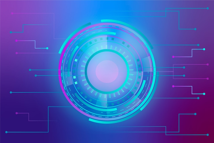 Vetor grátis conceito abstrato de tecnologia