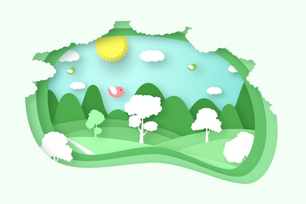 Conceito ambiental em estilo jornal