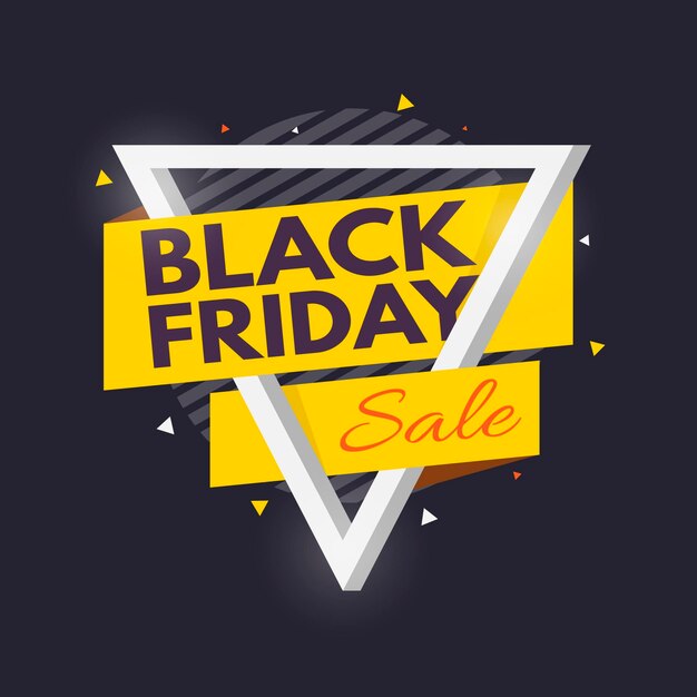 Vetor grátis conceito de black friday em design plano