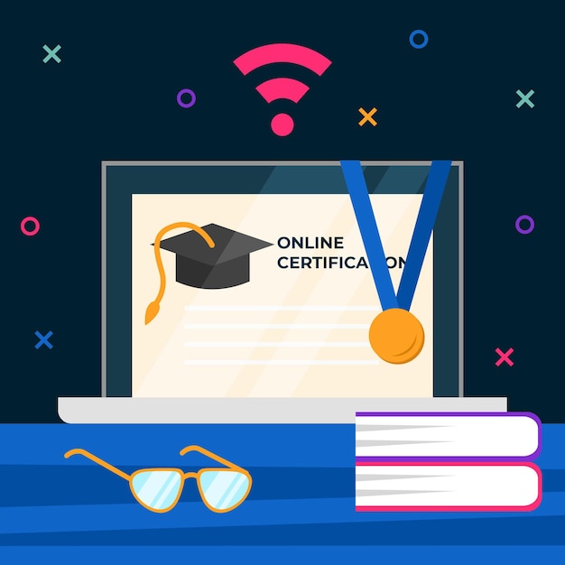 Conceito de certificação online