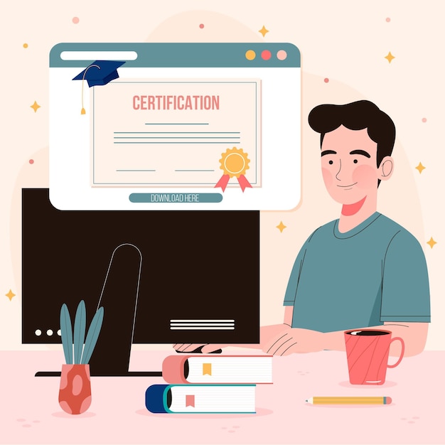 Conceito de certificação online