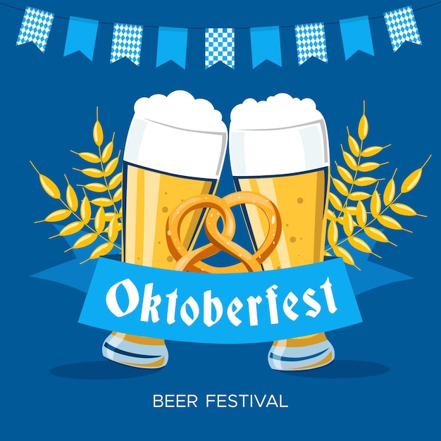 Conceito de cerveja festival oktoberfest